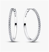 Orecchini Pandora Donna Pavé in Argento Cubic Zirconia 294650C01